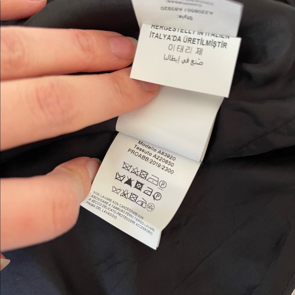 AUTHENTIC Versace Medusa Safety Pin Black Mini Skirt 42 - Picture 13 of 14